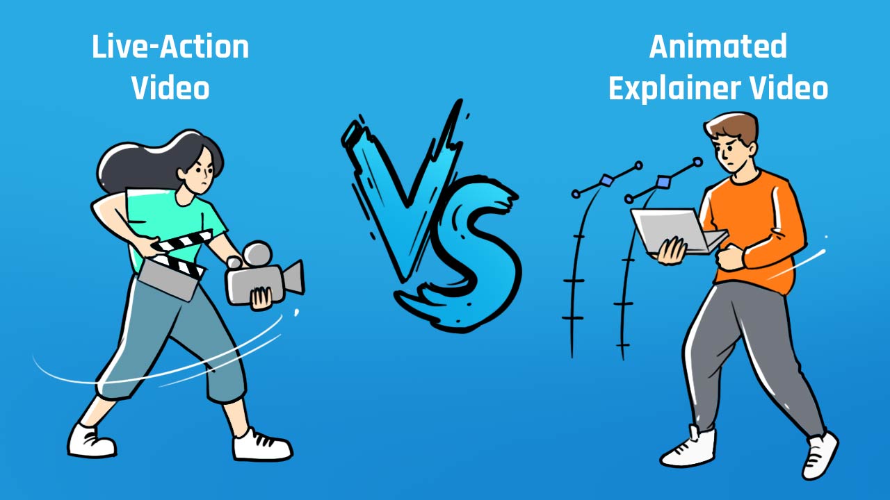 Animated Explainer Video vs Live-Action Video