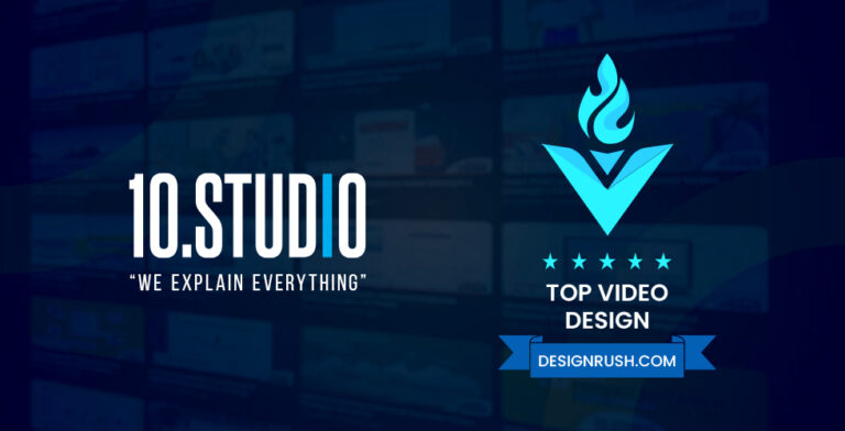 DesignRush Recognizes 10 Studio for Best Video Designs of 2023-24